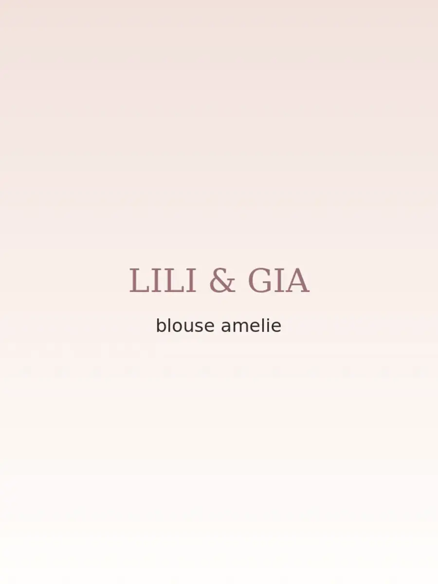Blouse Amélie, détail — visuel de démonstration